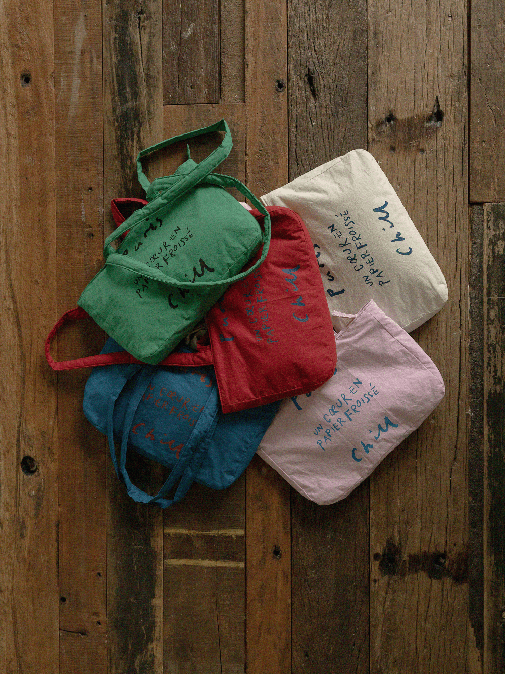 BR - 6692 - HOTEL PARIS CHILL - HOTEL PARIS CHILL ミニトートバッグ|Paper Heart Puffer Bag