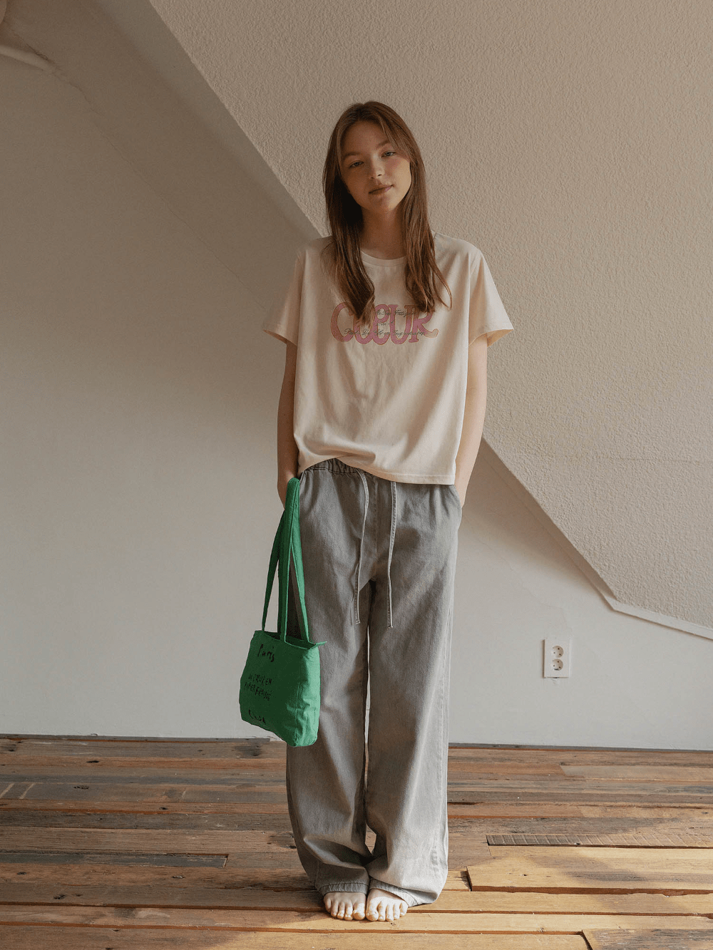 BR - 6696 - HOTEL PARIS CHILL - HOTEL PARIS CHILL ミニトートバッグ|Paper Heart Puffer Bag