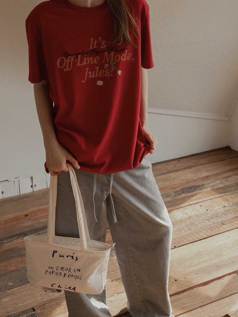 BR - 6696 - HOTEL PARIS CHILL - HOTEL PARIS CHILL ミニトートバッグ|Paper Heart Puffer Bag