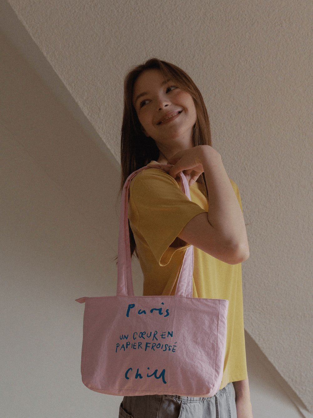 BR - 6696 - HOTEL PARIS CHILL - HOTEL PARIS CHILL ミニトートバッグ|Paper Heart Puffer Bag