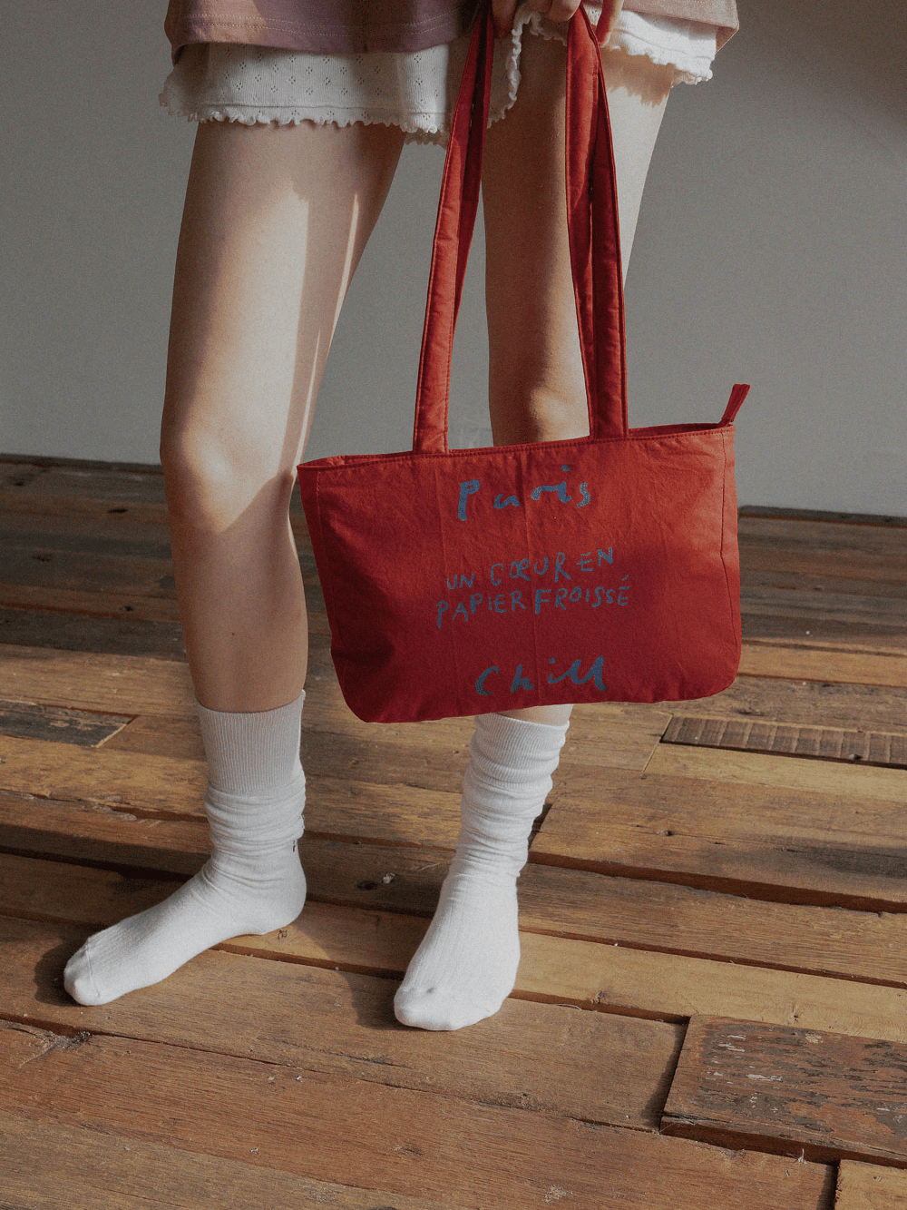BR - 6696 - HOTEL PARIS CHILL - HOTEL PARIS CHILL ミニトートバッグ|Paper Heart Puffer Bag