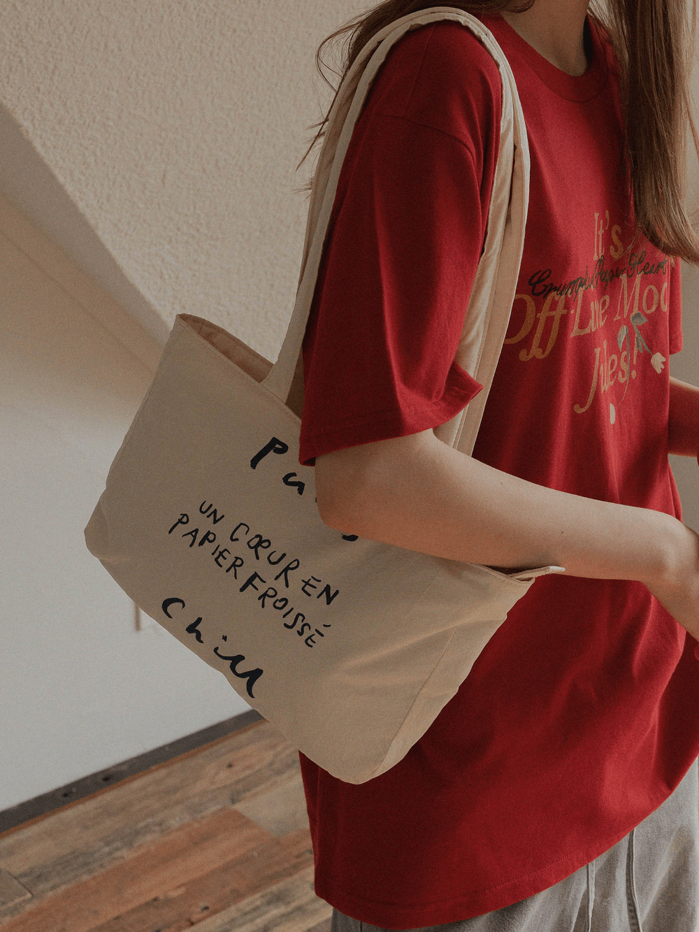 BR - 6696 - HOTEL PARIS CHILL - HOTEL PARIS CHILL ミニトートバッグ|Paper Heart Puffer Bag