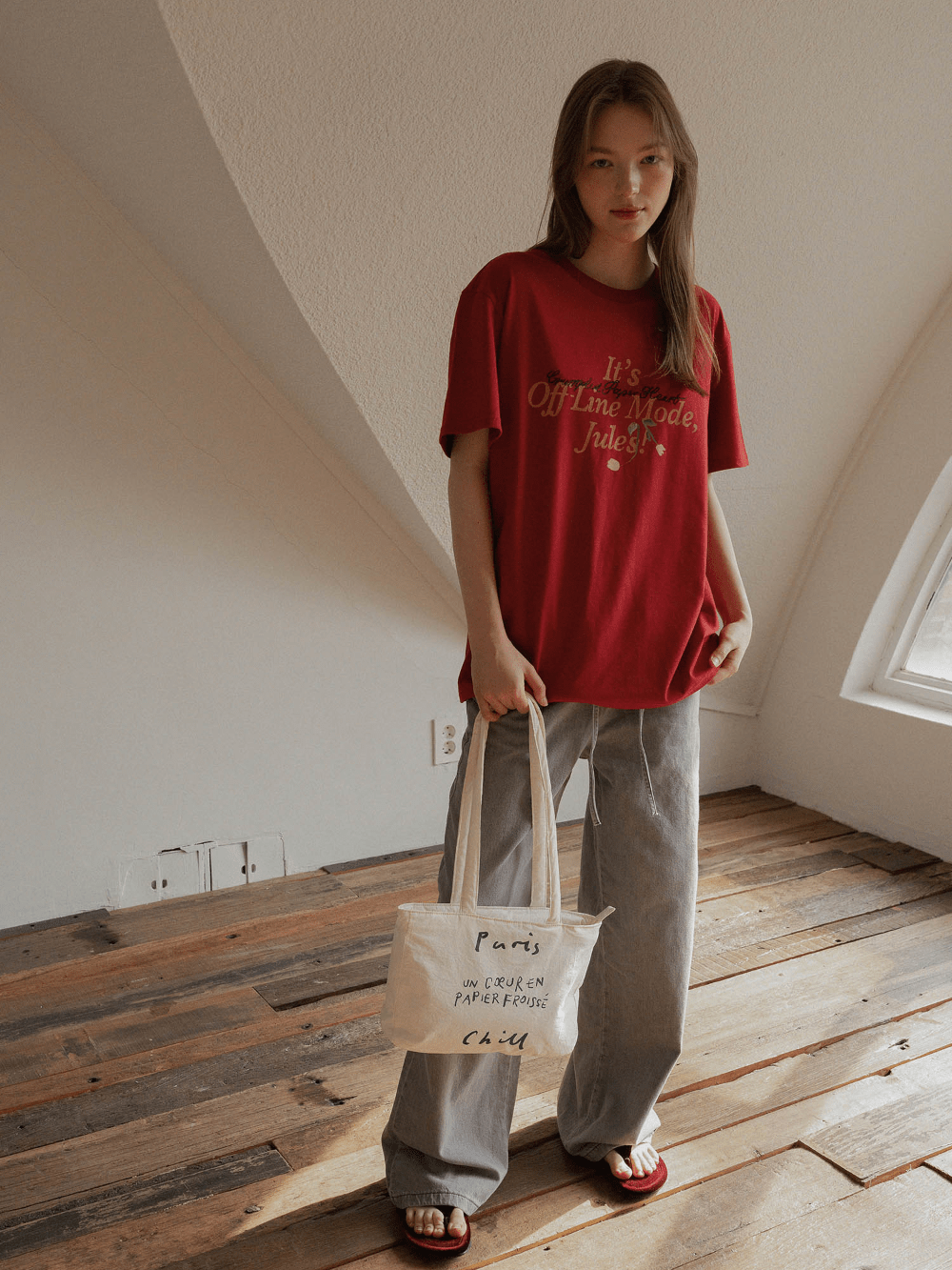 BR - 6696 - HOTEL PARIS CHILL - HOTEL PARIS CHILL ミニトートバッグ|Paper Heart Puffer Bag