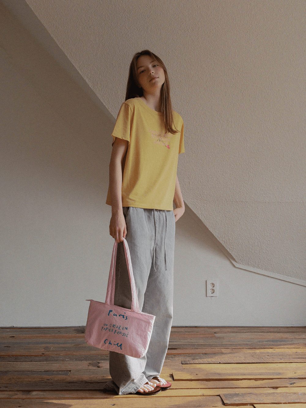 BR - 6696 - HOTEL PARIS CHILL - HOTEL PARIS CHILL ミニトートバッグ|Paper Heart Puffer Bag