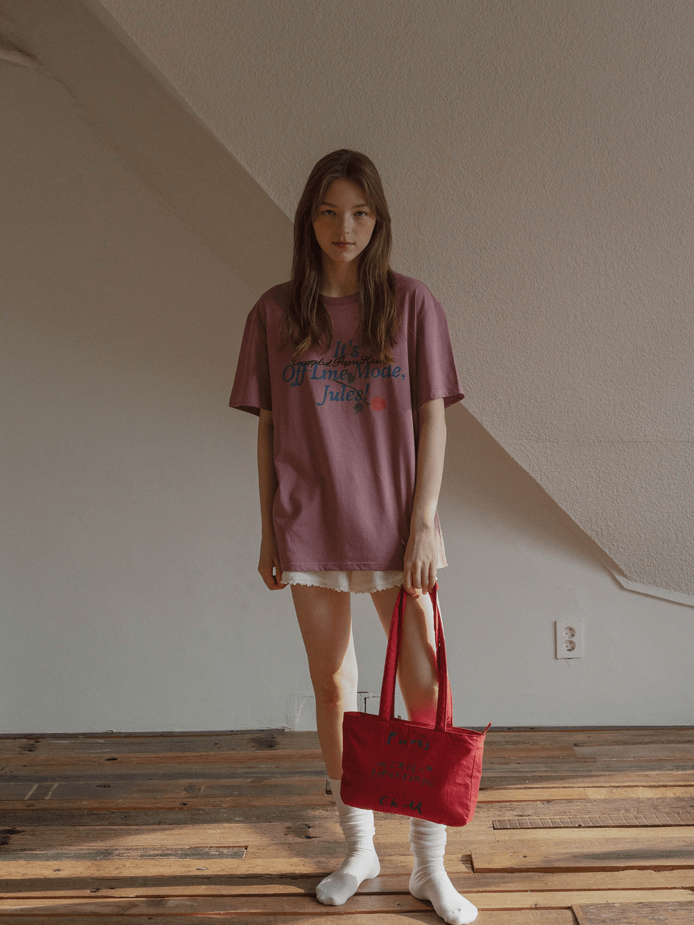 BR - 6696 - HOTEL PARIS CHILL - HOTEL PARIS CHILL ミニトートバッグ|Paper Heart Puffer Bag