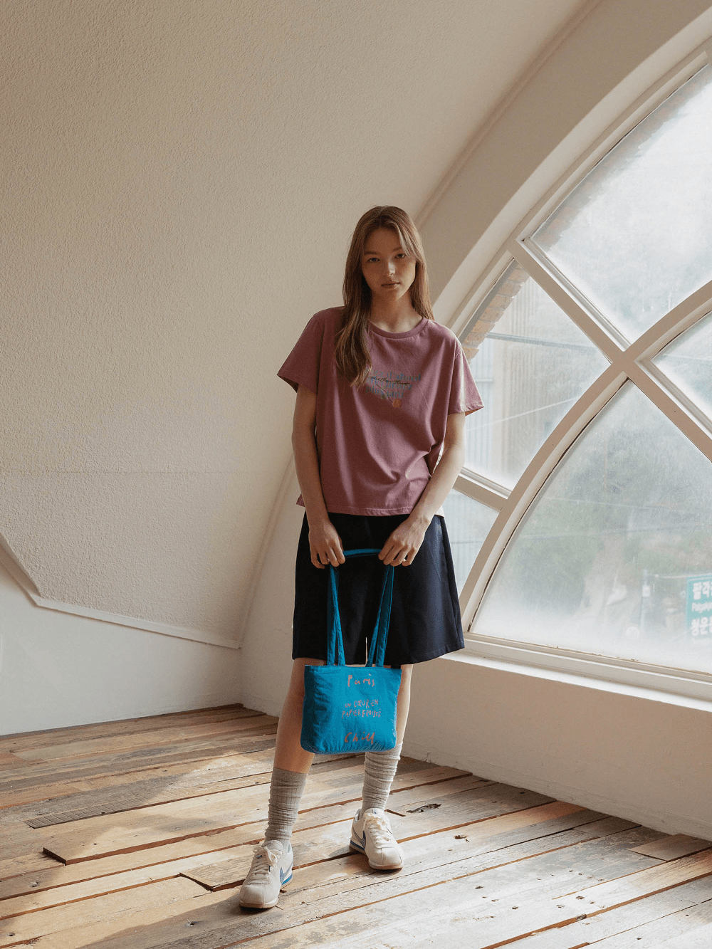 BR - 6696 - HOTEL PARIS CHILL - HOTEL PARIS CHILL ミニトートバッグ|Paper Heart Puffer Bag