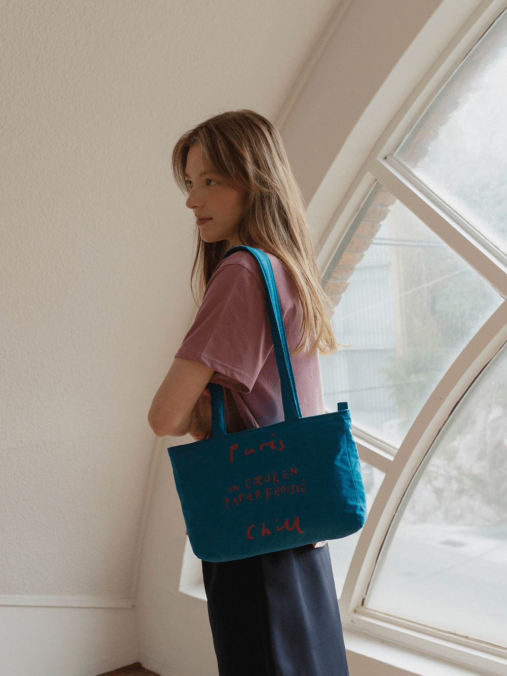 BR - 6696 - HOTEL PARIS CHILL - HOTEL PARIS CHILL ミニトートバッグ|Paper Heart Puffer Bag