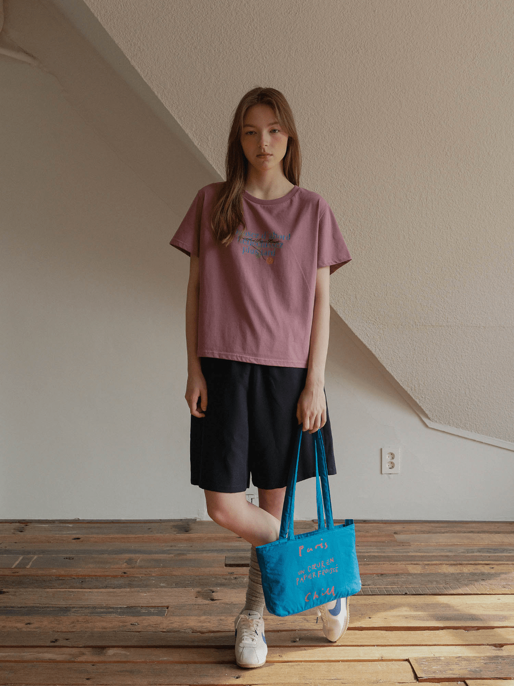 BR - 6696 - HOTEL PARIS CHILL - HOTEL PARIS CHILL ミニトートバッグ|Paper Heart Puffer Bag
