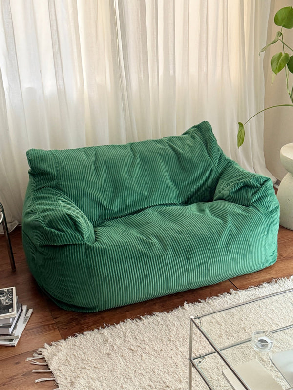 LOOSY 2人掛けビーズソファ 付替カバー Green