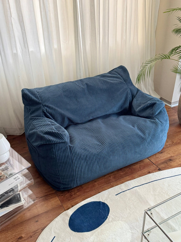 LOOSY 2人掛けビーズソファ 付替カバー Navy