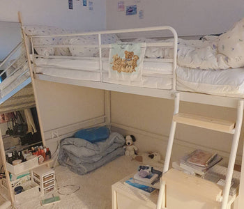 もっとお部屋を広くしたい人へ◎「ロフトベッド」のあるお部屋