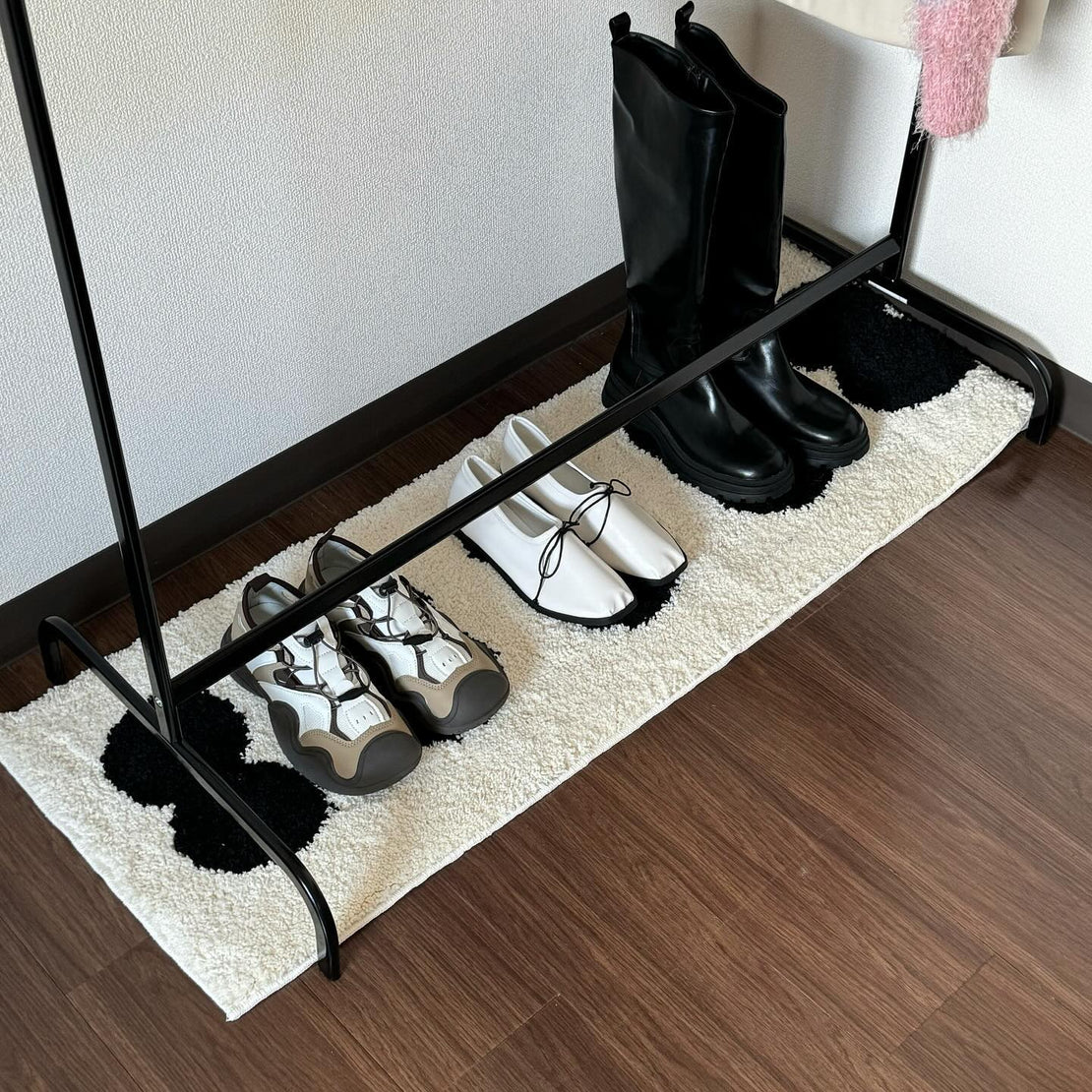 mono ふわふわロングラグ