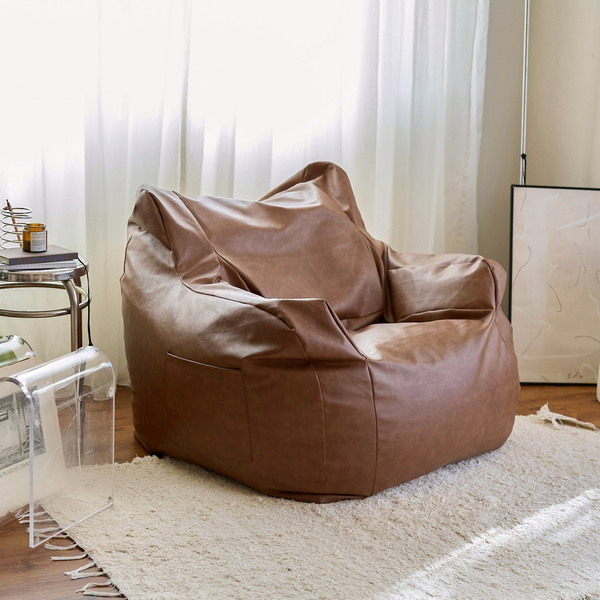LOOSY 1人掛けビーズソファ Matte Brown