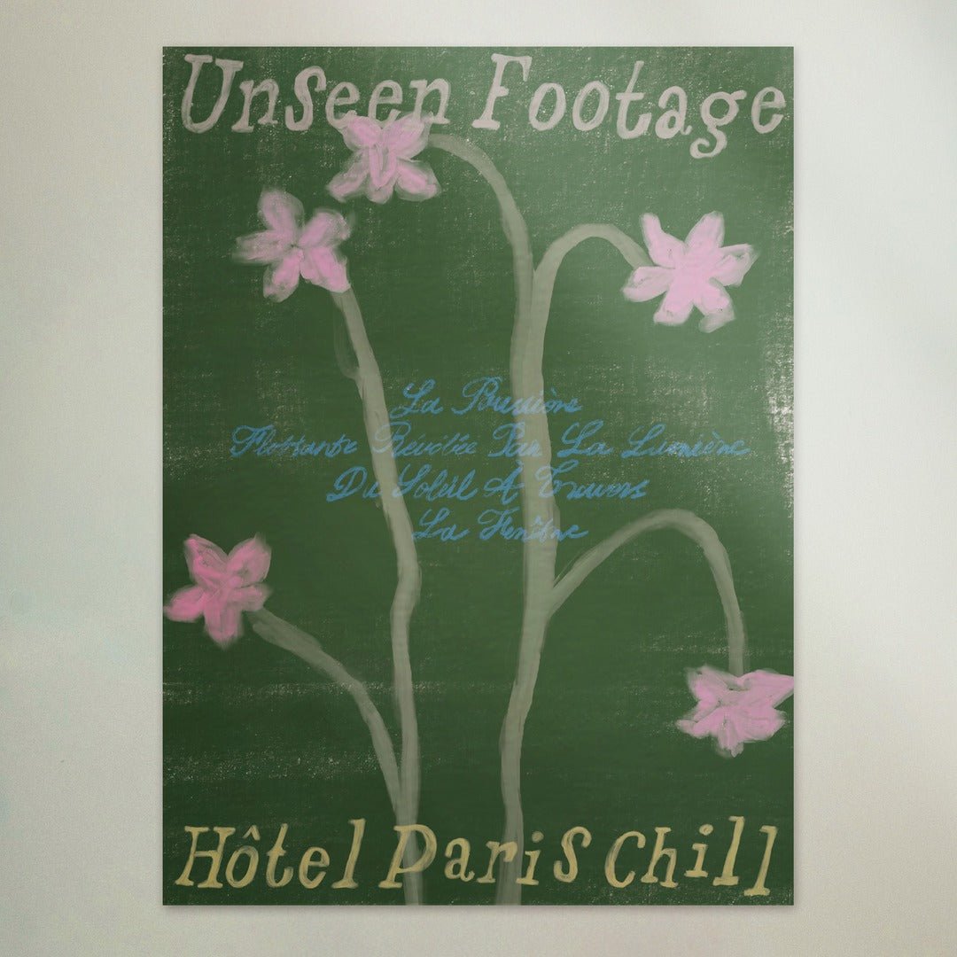 BR-10269-HOTEL PARIS CHILL-HOTEL PARIS CHILL ポストカード｜Wildflowers Between Rocks Postcard