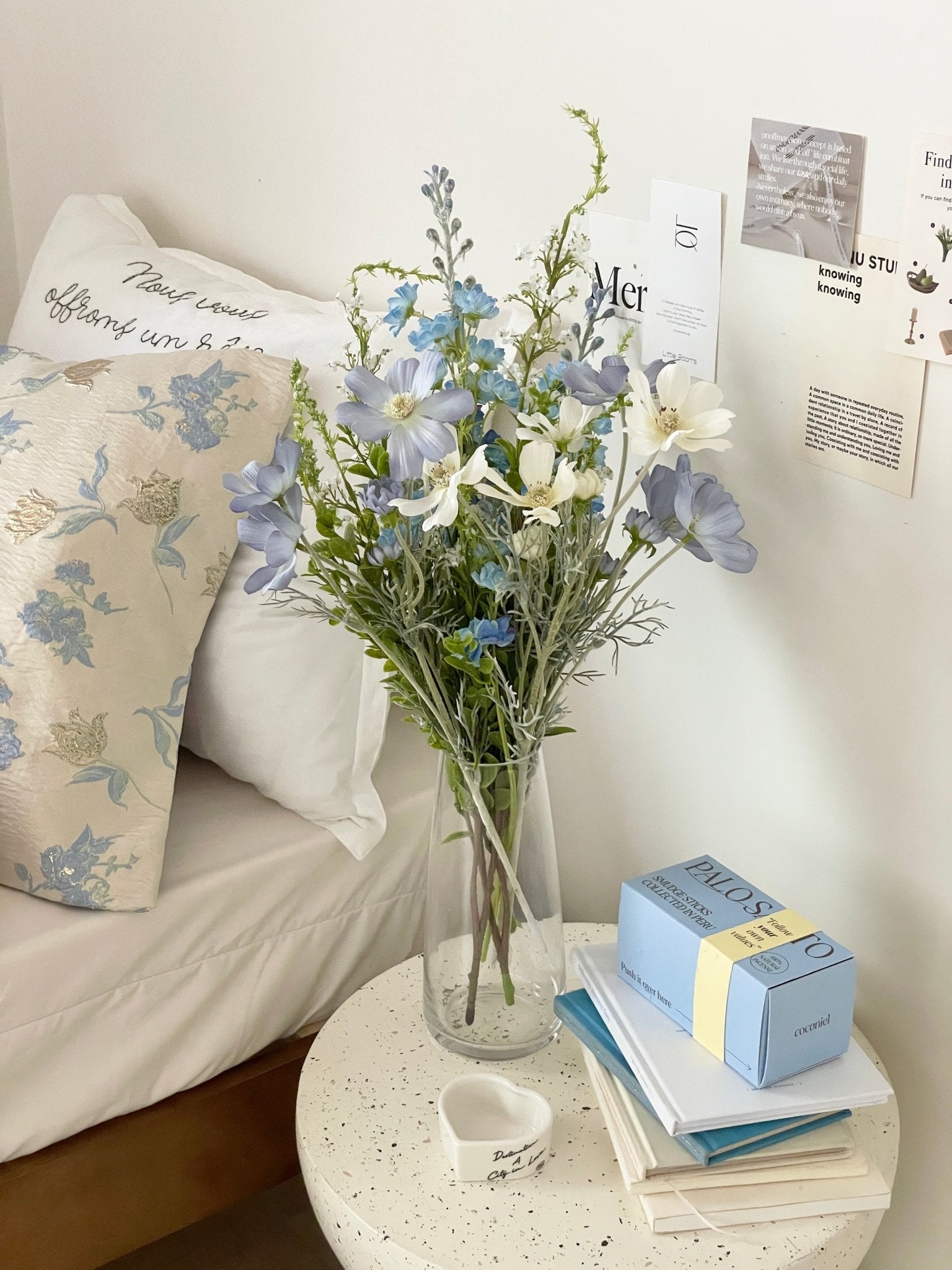 AL-5537-Little Rooms-枯れないブーケ 6colors｜blue