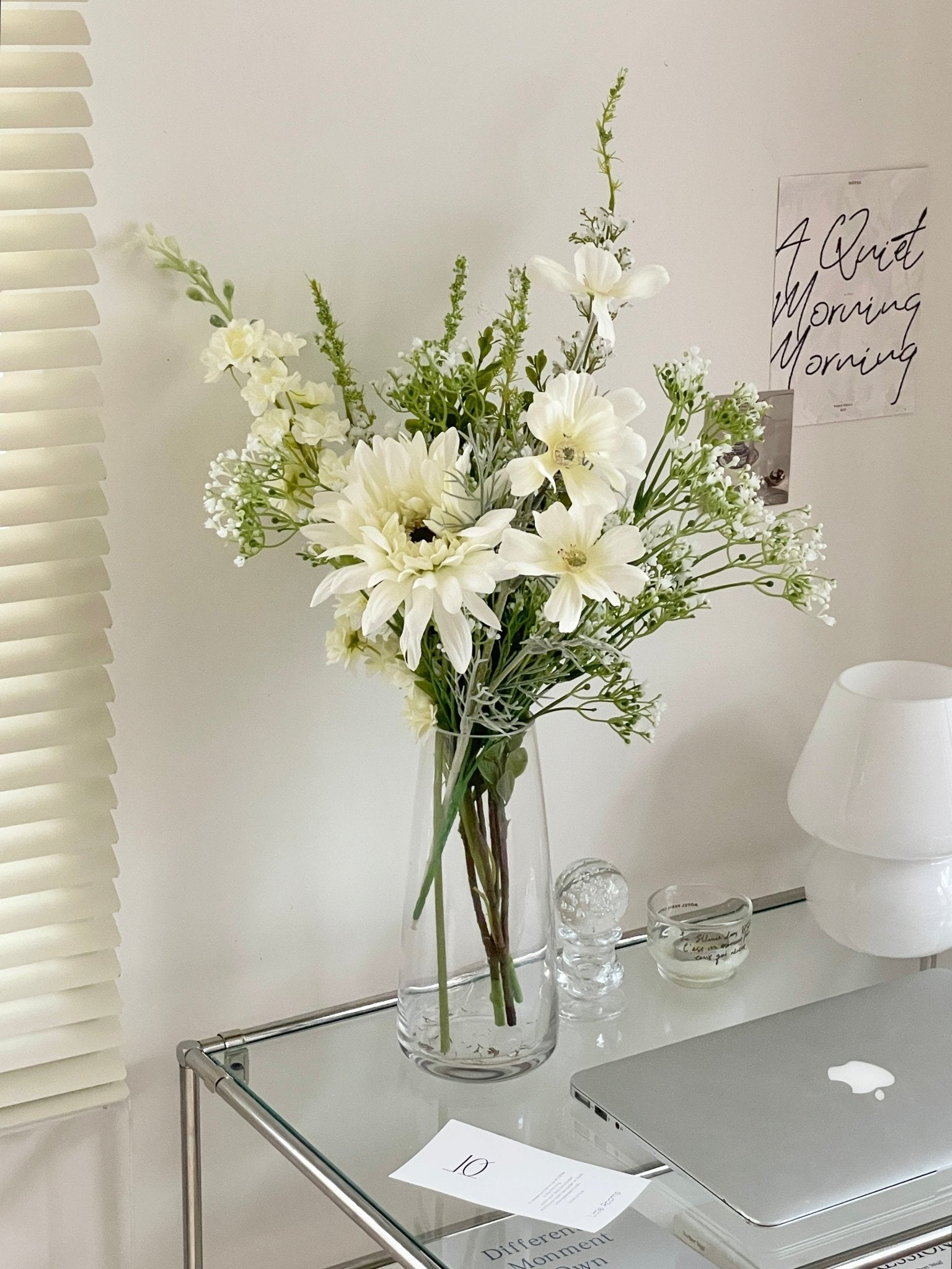 AL-5542-Little Rooms-枯れないブーケ 6colors｜white