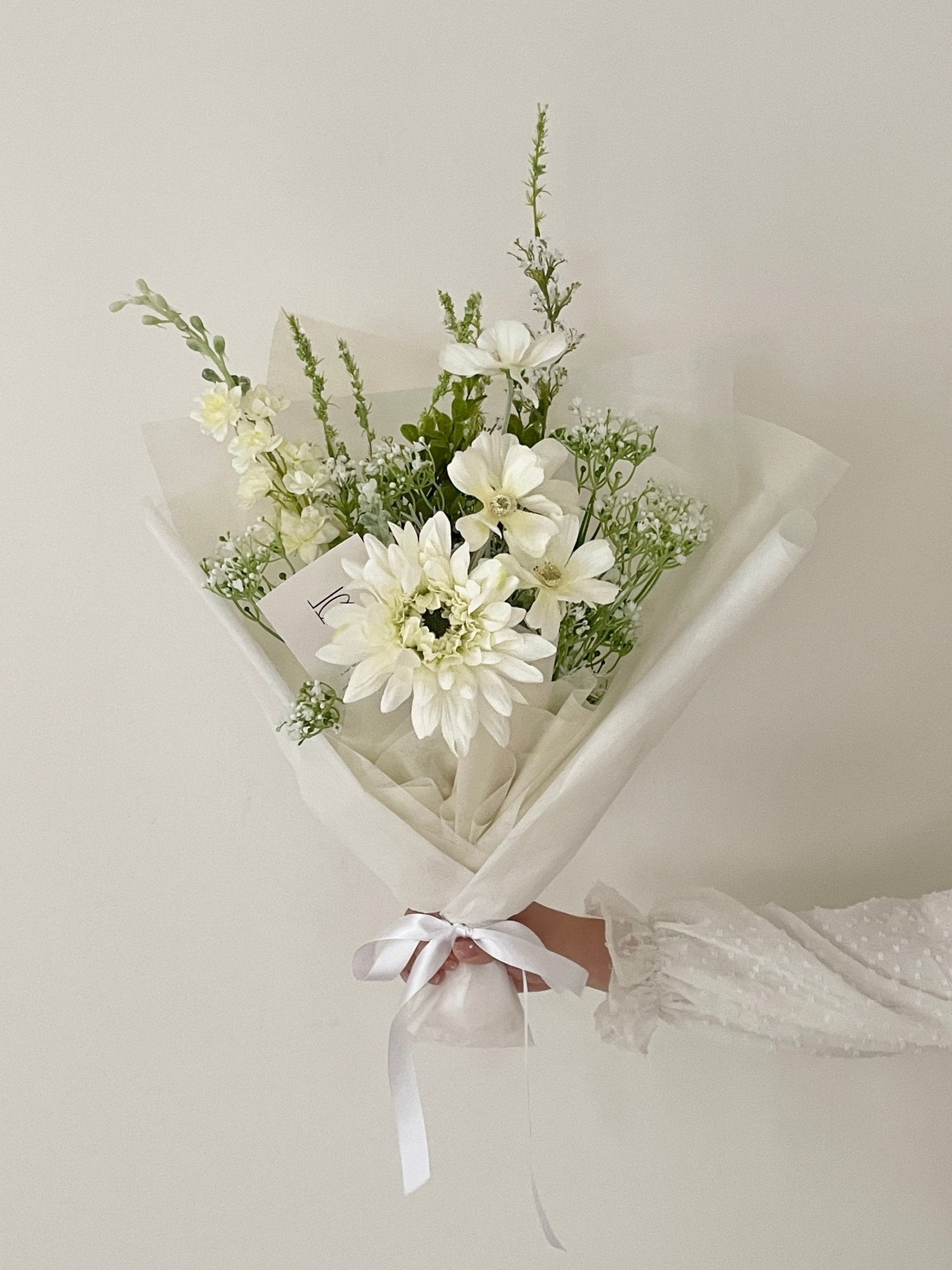 AL-5542-Little Rooms-枯れないブーケ 6colors｜white