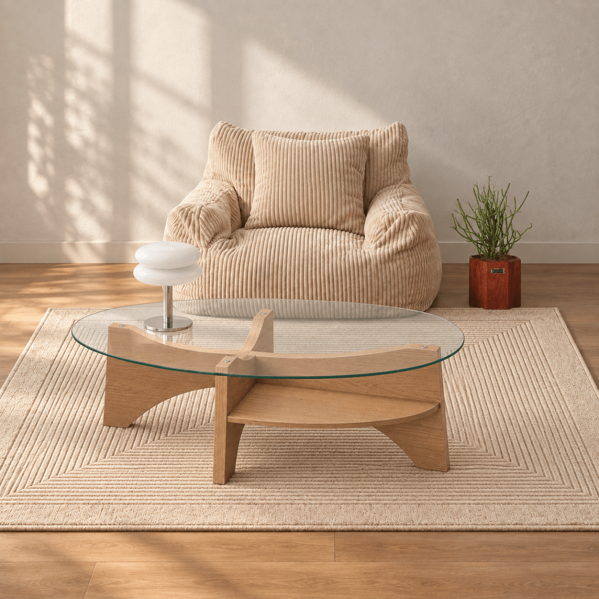 BR-10511-Little Rooms select-Timber 鉢カバー Pot Octagon