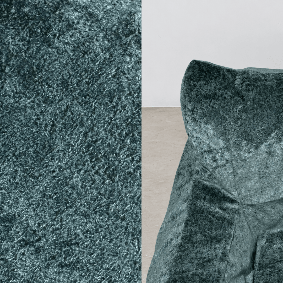 OR-10313-LOOSY-LOOSY クッションカバー Rich Chenille -Turquoise