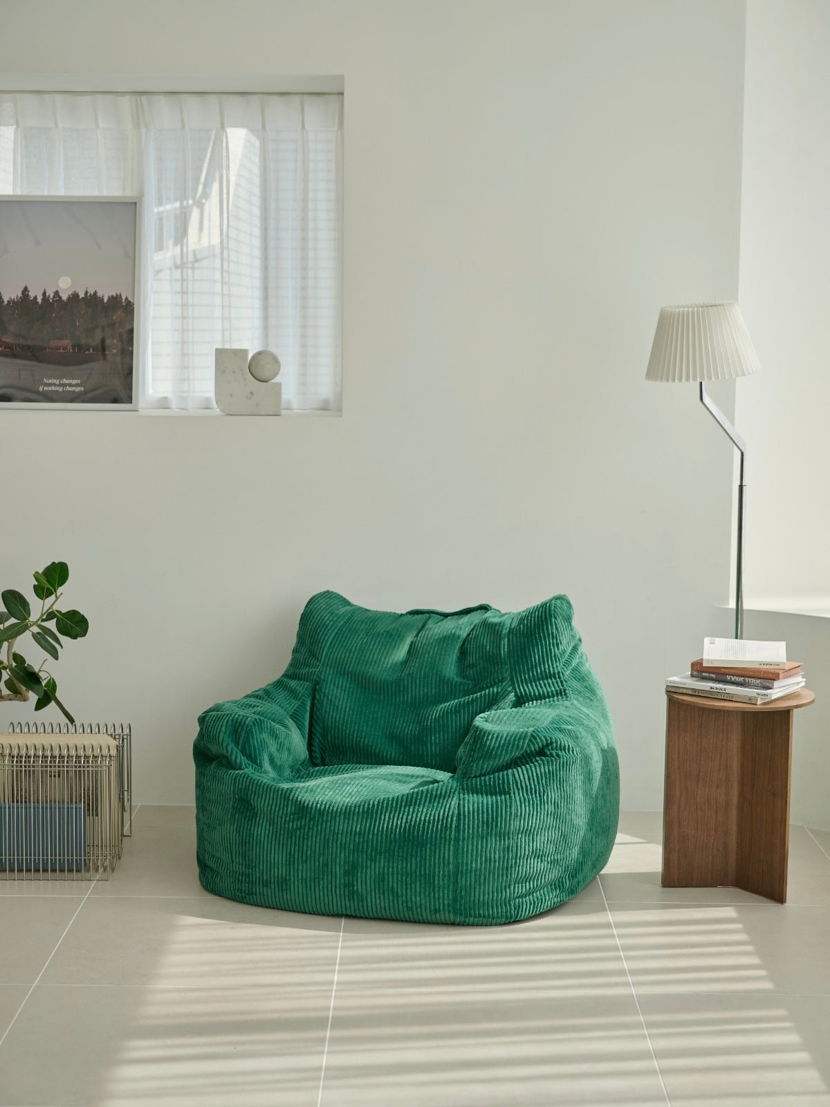 OR-5620-LOOSY-LOOSY 1人掛けビーズソファ GREEN