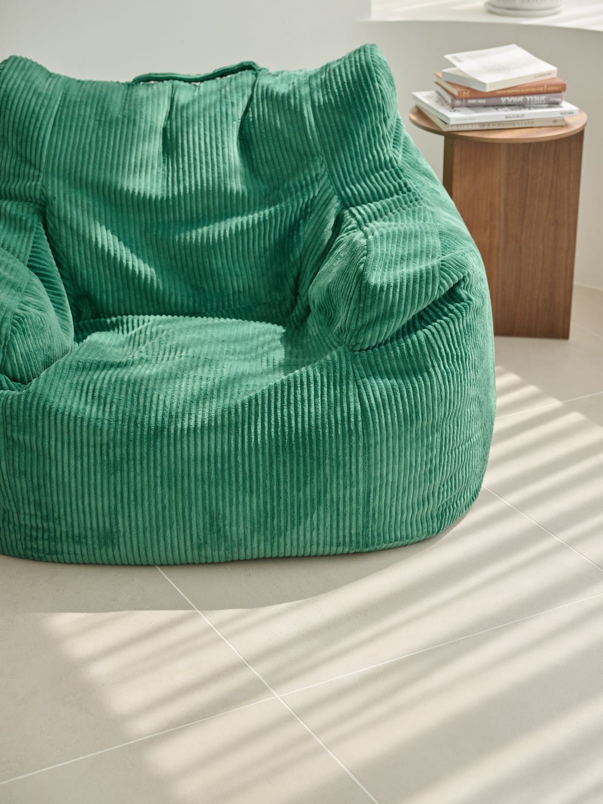 OR - 5684 - LOOSY - LOOSY 1人掛けビーズソファ 付替カバー GREEN