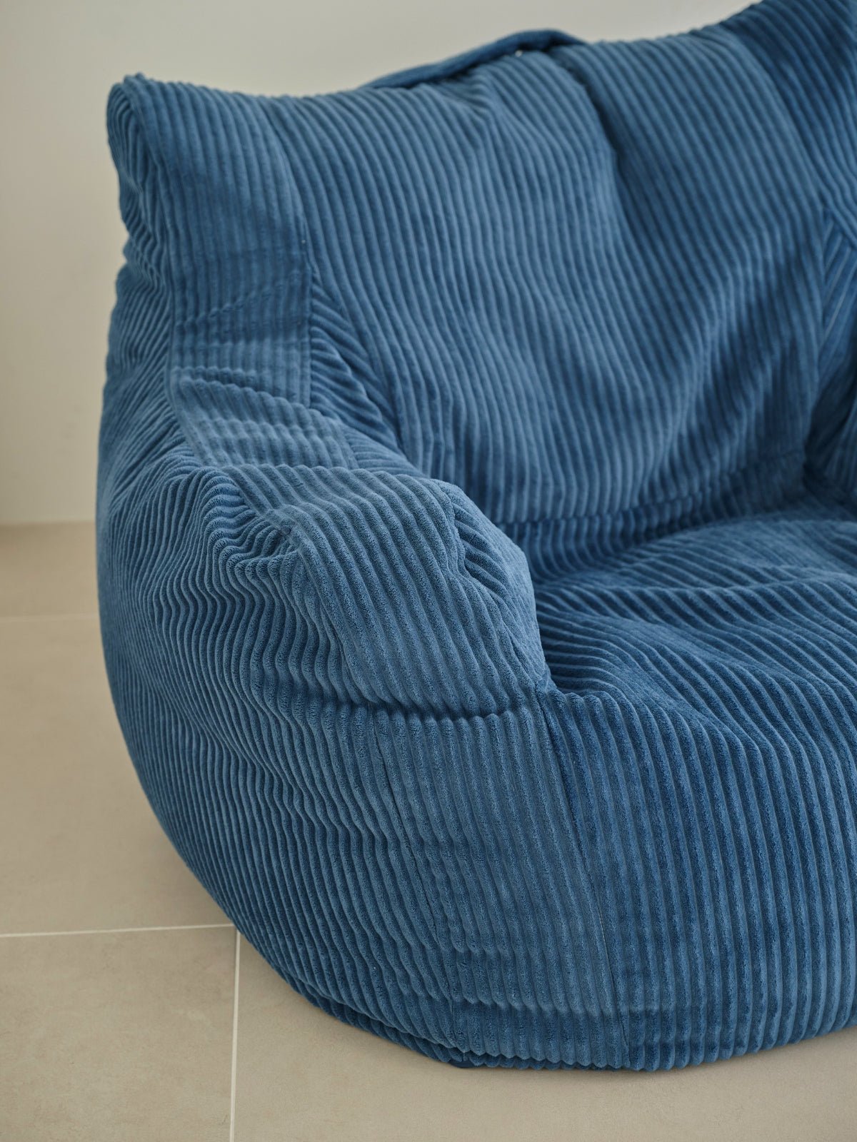 OR - 5686 - LOOSY - LOOSY 1人掛けビーズソファ 付替カバー NAVY