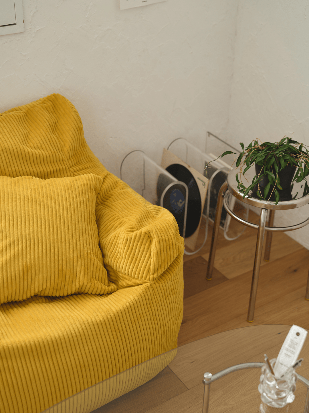 OR - 6854 - LOOSY - HUGME クッションカバー MUSTARD