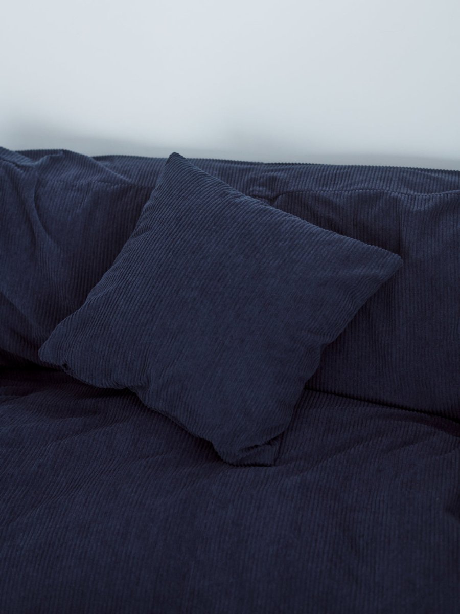 OR - 9031 - LOOSY - HUGME 1人掛けビーズソファ 付替カバー Dark Blue