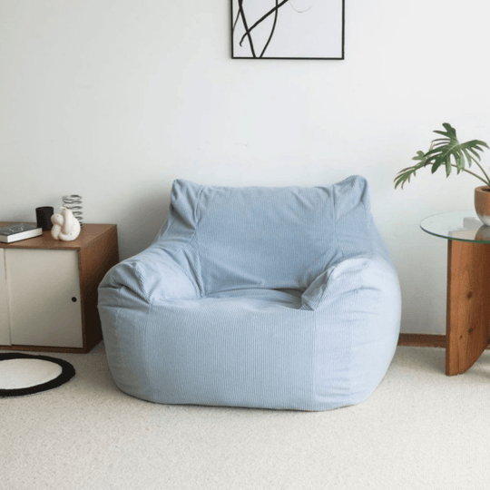 OR-9096-LOOSY-LOOSY 1人掛けビーズソファ Powder Blue