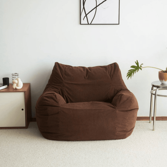 OR-9099-LOOSY-LOOSY 1人掛けビーズソファ Dark Brown