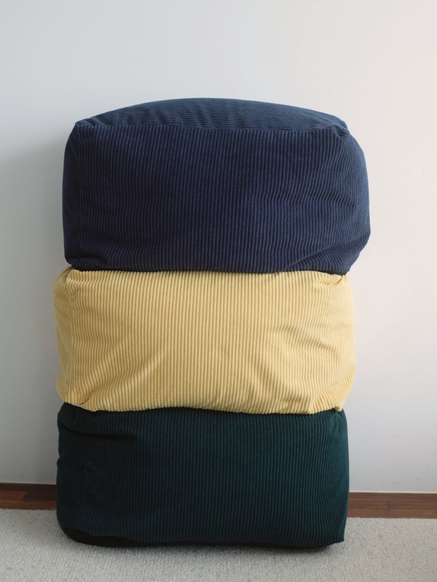 OR - 9103 - LOOSY - HUGME 2人掛けビーズソファ Dark Green
