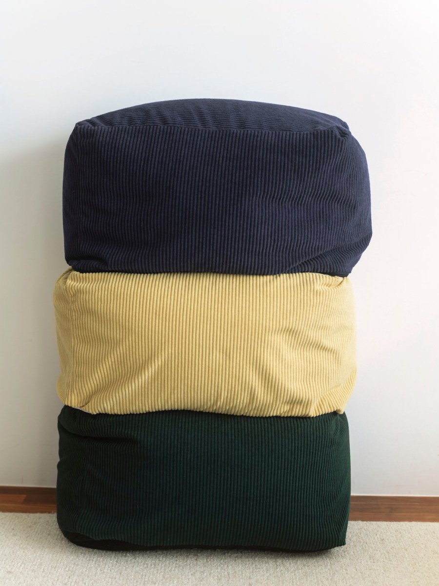 SE - 9173 - LOOSY - HUGME 1人掛けビーズソファ Soft Yellow