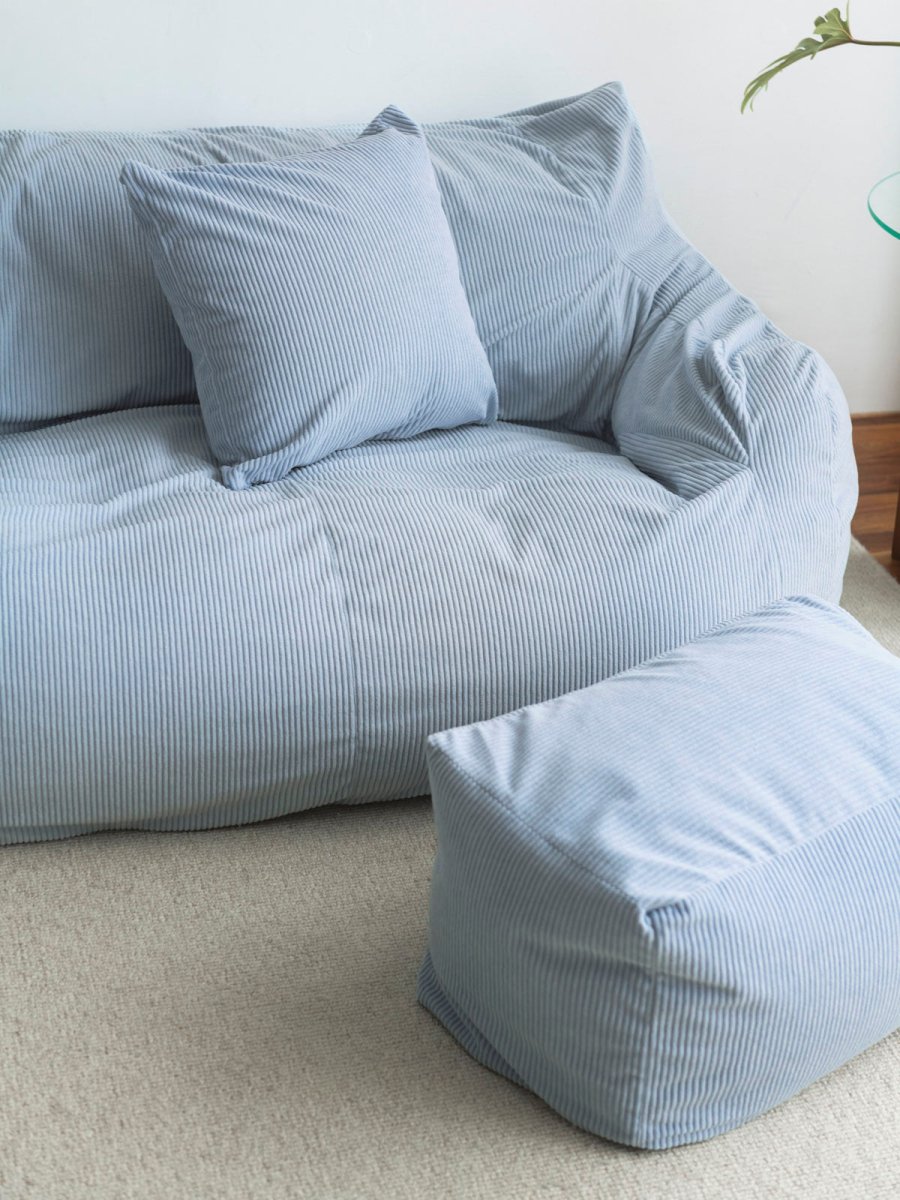 SE - 9276 - LOOSY - HUGME 2人掛けビーズソファ Powder Blue