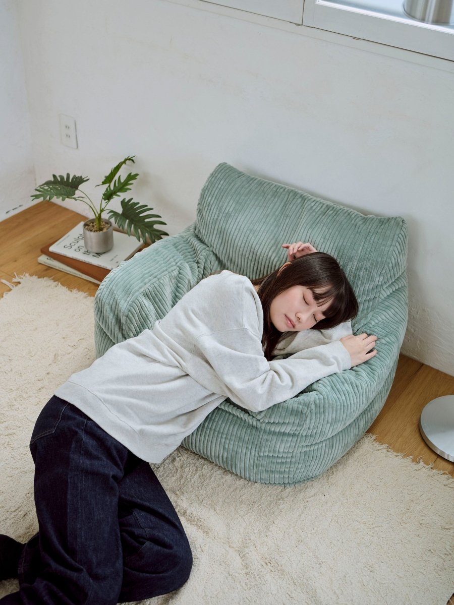 SE - 9402 - LOOSY - HUGME 1人掛けビーズソファ ミニ Mint