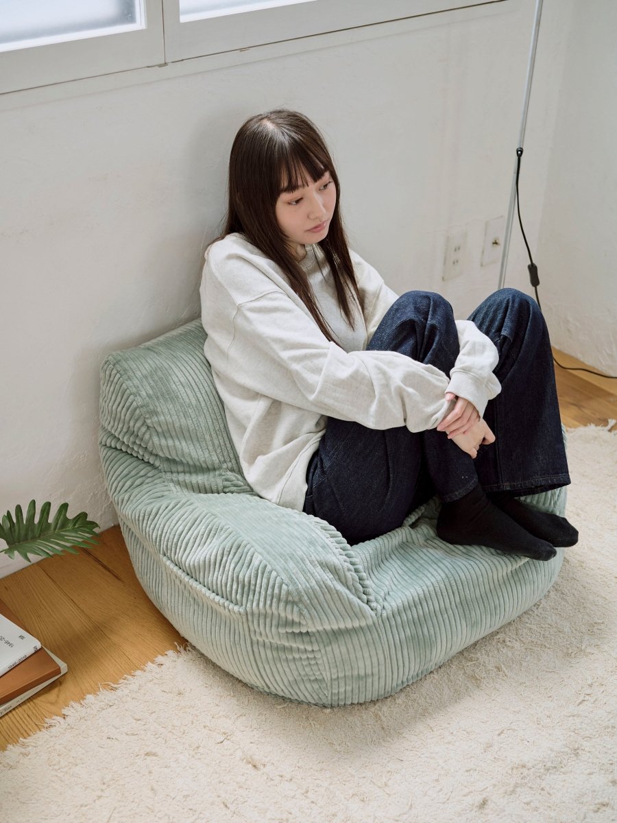 SE - 9402 - LOOSY - HUGME 1人掛けビーズソファ ミニ Mint