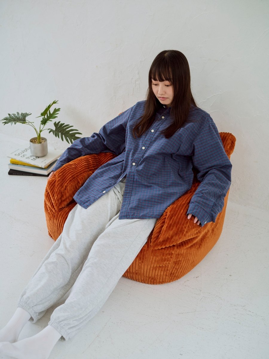 SE - 9404 - LOOSY - HUGME 1人掛けビーズソファ ミニ Blood Orange