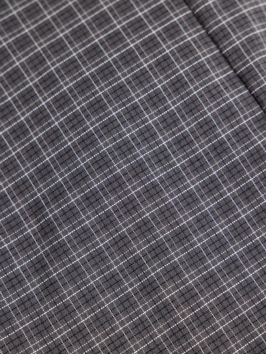 SE - 9593 - LOOSY - HUGME 1人掛けビーズソファ Charcoal Check
