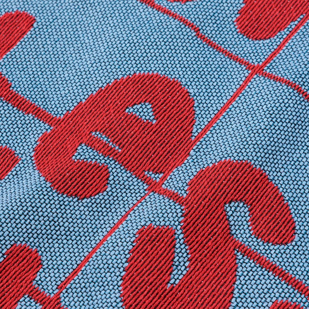BR-10494-MERRY FRIDAY-MERRY FRIDAY ブランケット｜Typo II Blue