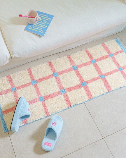 BR-9990-mix&match-mix&match Tufting ラグマット｜BLUSH CHECK