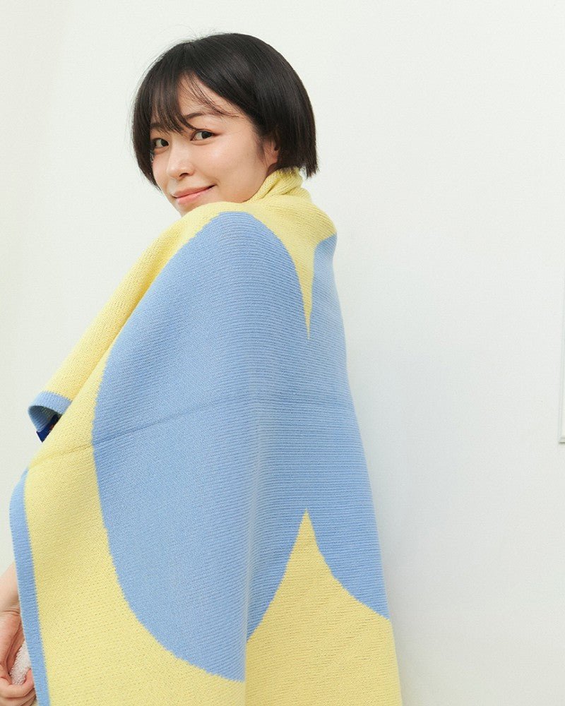 BR-9994-mix&match-mix&match ニットブランケット｜A LOW OF