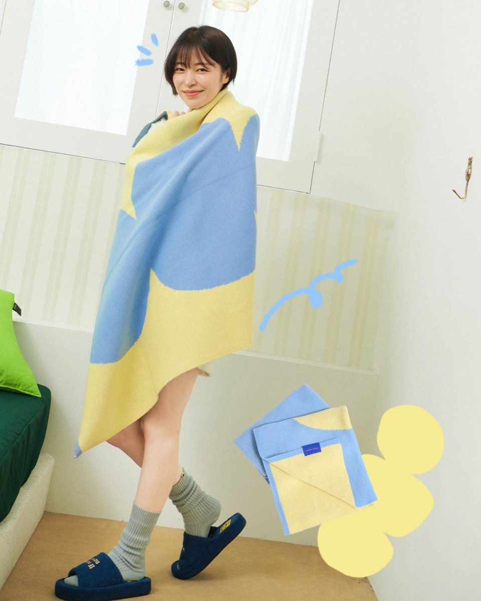 BR-9994-mix&match-mix&match ニットブランケット｜A LOW OF