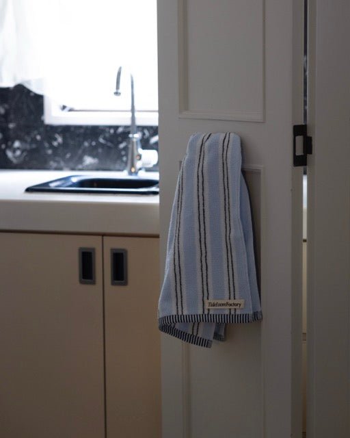 SE - 8799 - Tide Loom Factory - 100% Cotton Towel | Spring Haze Stripe / Breeze Stripe Set