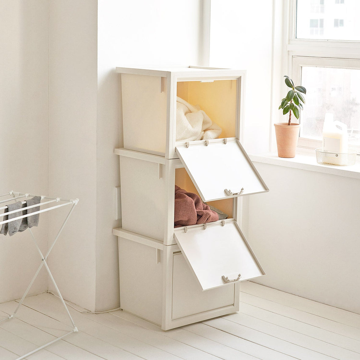 BR-2694-Roomnhome-Roomnhome｜Mild オープンドア収納ボックス 3個セット