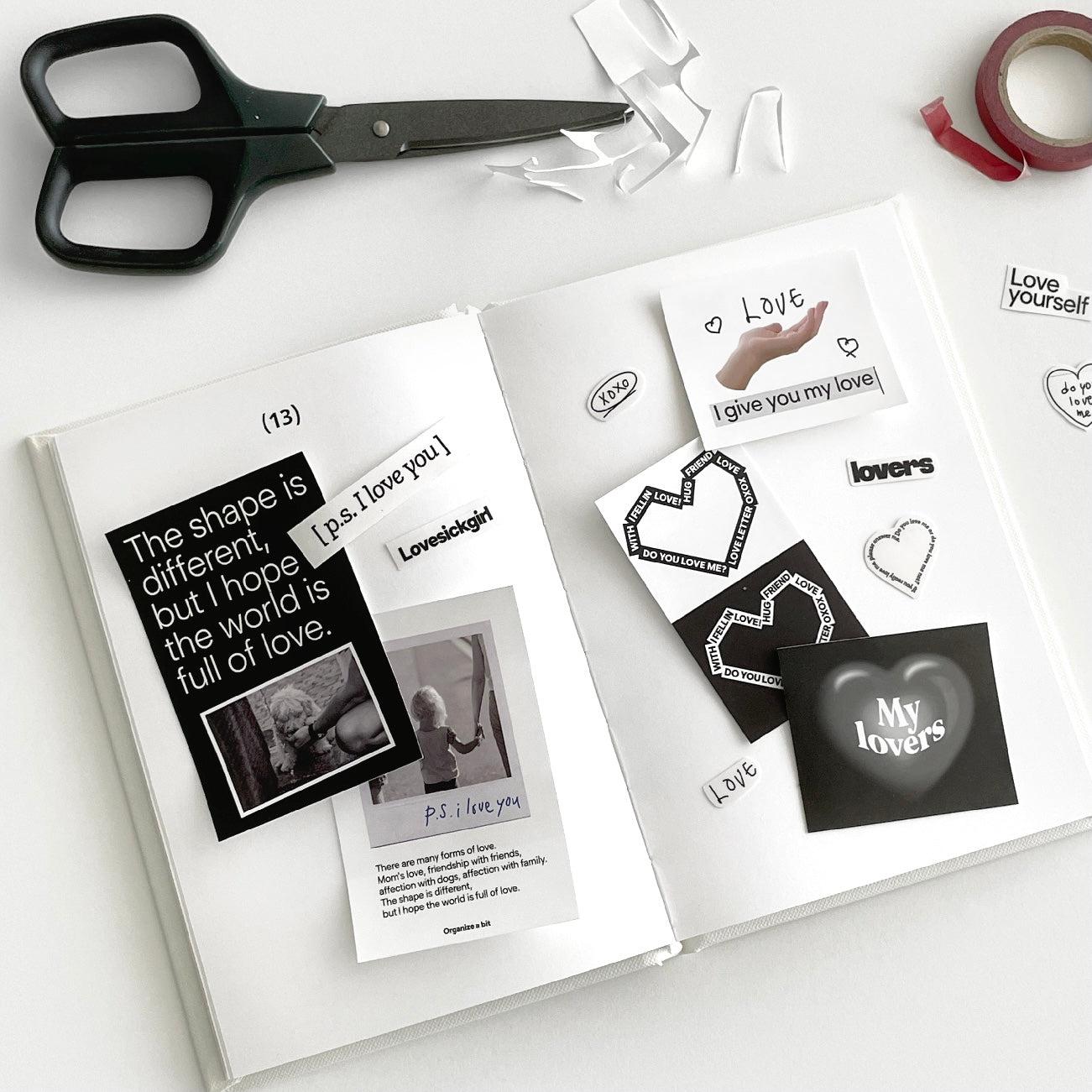 BR-1968-Organize a bit-Organize a bit ステッカーセット｜lovers sticker pack