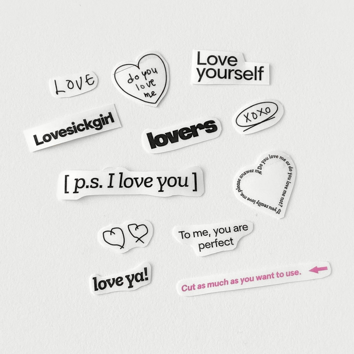 BR-1968-Organize a bit-Organize a bit ステッカーセット｜lovers sticker pack