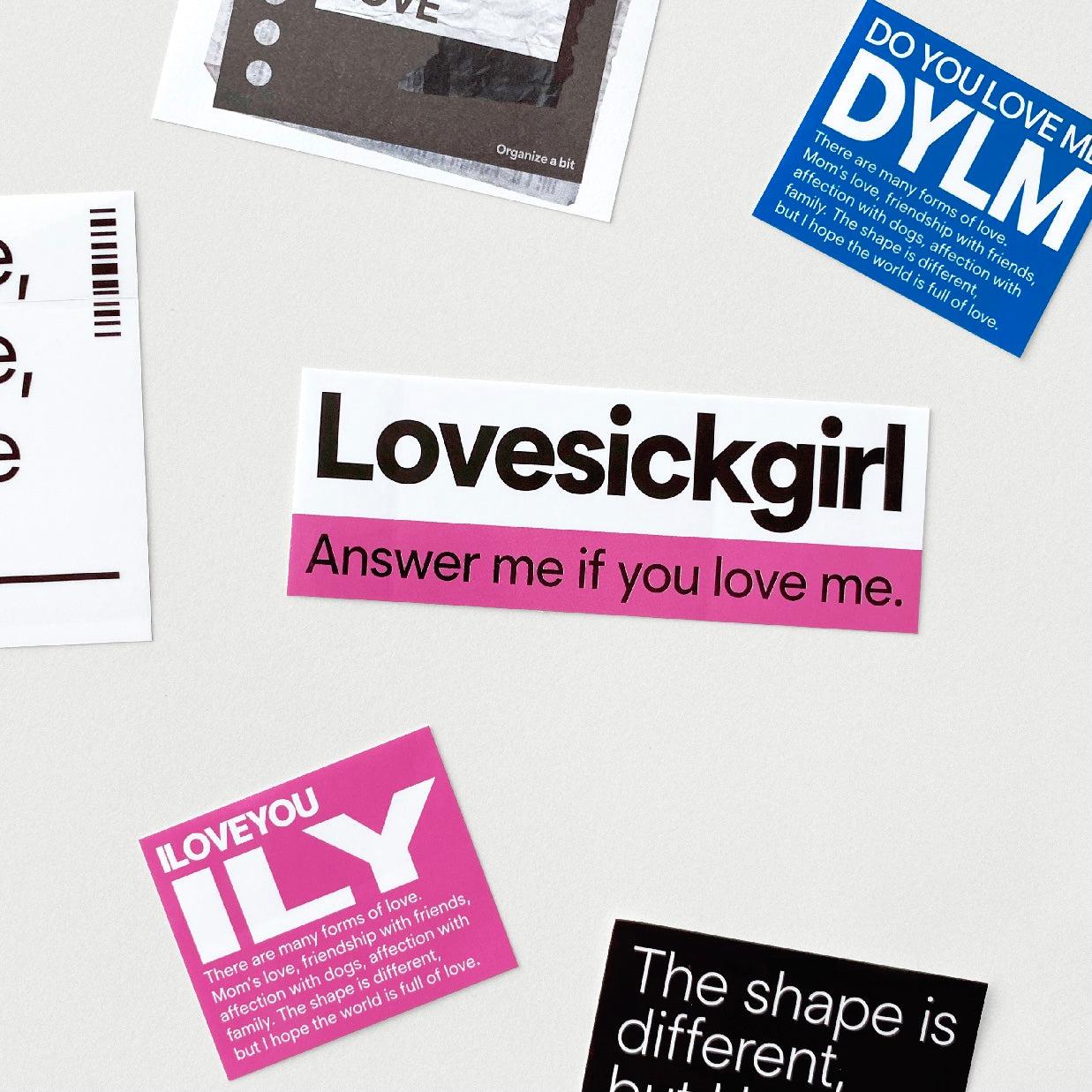 BR-1968-Organize a bit-Organize a bit ステッカーセット｜lovers sticker pack