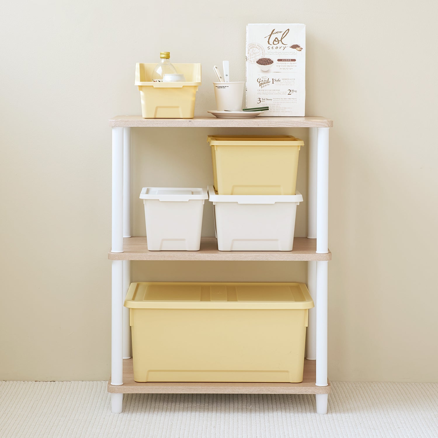 BR-3589-Roomnhome-Roomnhome 収納ボックス｜Mild 小物整理コンテナ 10個セット