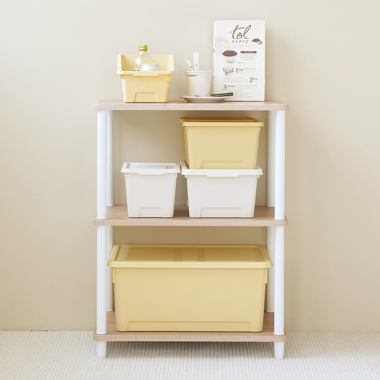 BR-3589-Roomnhome-Roomnhome 収納ボックス｜Mild 小物整理コンテナ 10個セット