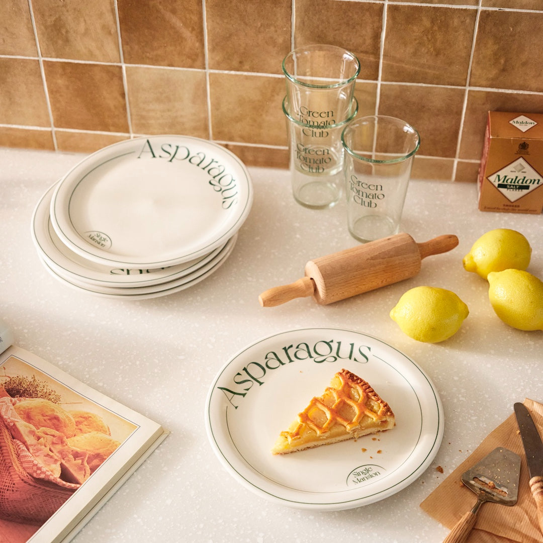 BR-2510-Single Mansion-Single Mansion プレート｜Asparagus Plate