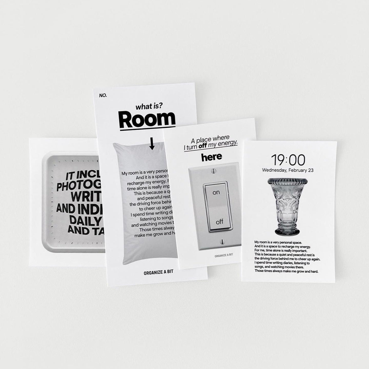 BR-1967-Organize a bit-Organize a bit ステッカーセット｜room pack